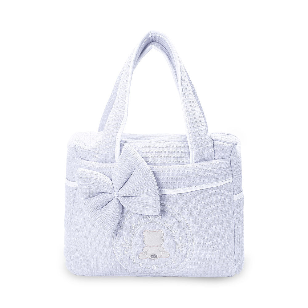DIAPER BAG PURPLE BEAR