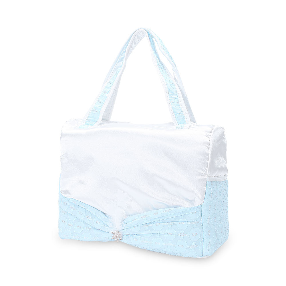 DIAPER BAG FANCY FEATHER (BLUE)