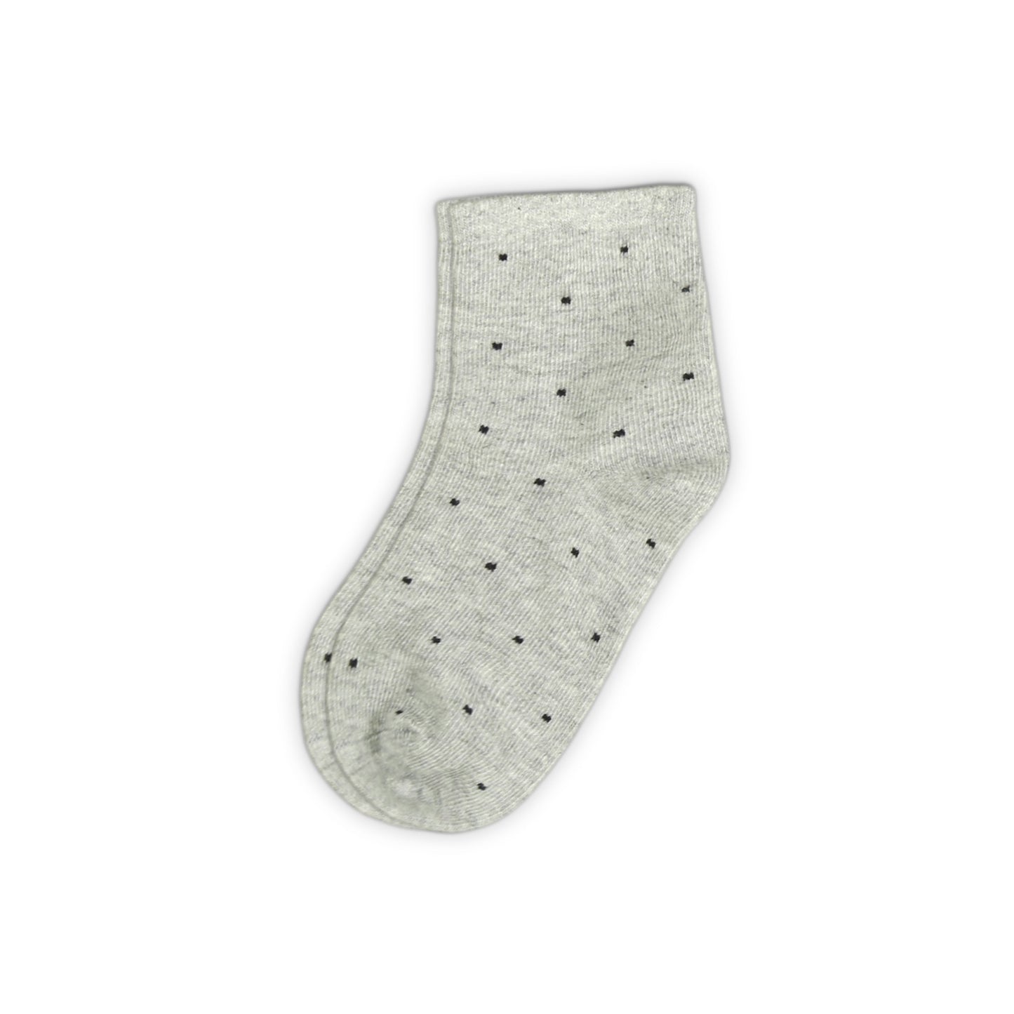 GREY POLKA DOT GIRL SOCKS