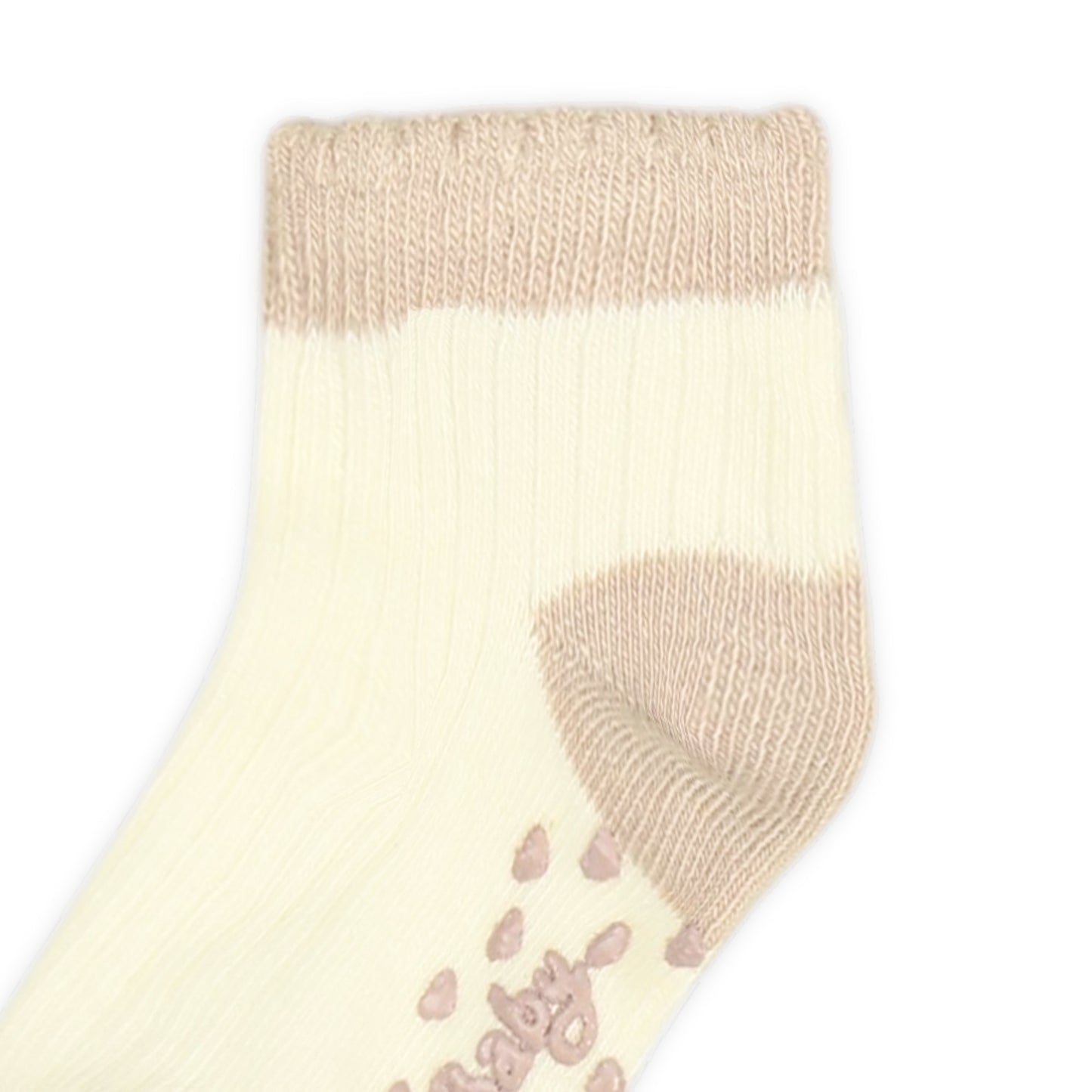 LITTLE BABY PRINTED & RIBBED ANKLE GIRL SOCKS PK-2