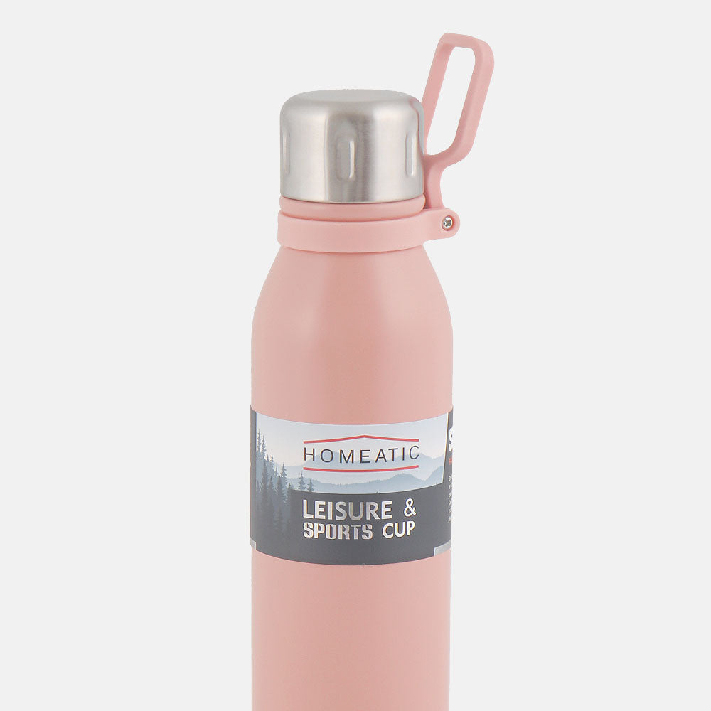 HOMEATIC STEEL WATER BOTTLE 700 ML PINK