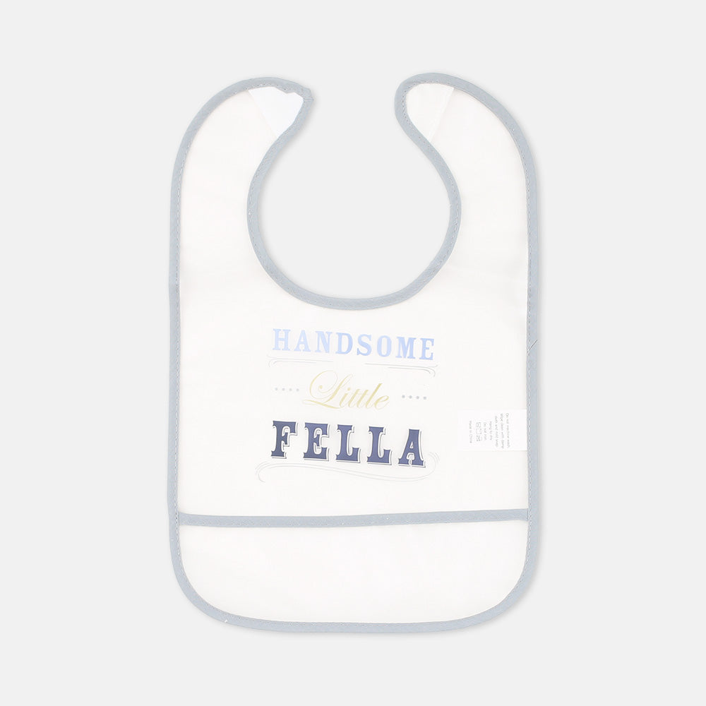 EASY CLEAN BIB HANDSOME FELLA (WASHABLE)