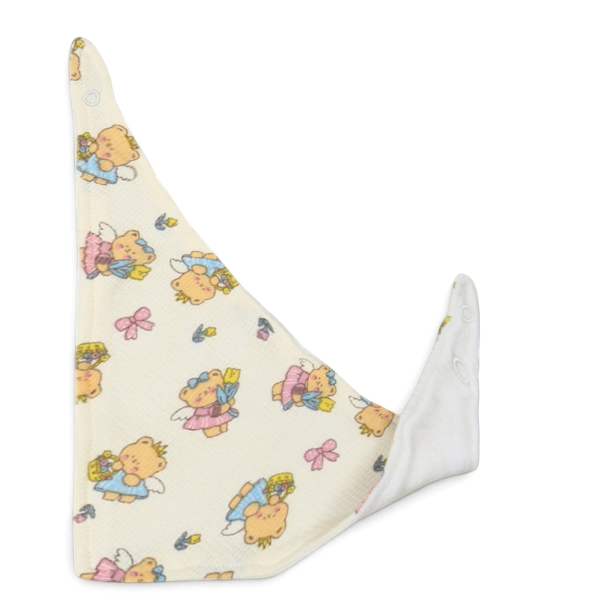 WHIMSICAL BEAR PRINT BIBS PK-3