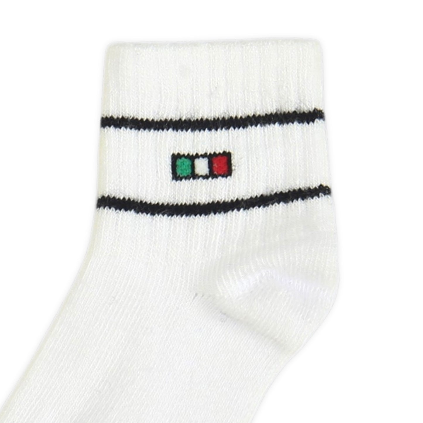 WHITE ANKLE BOY SOCKS PK-2