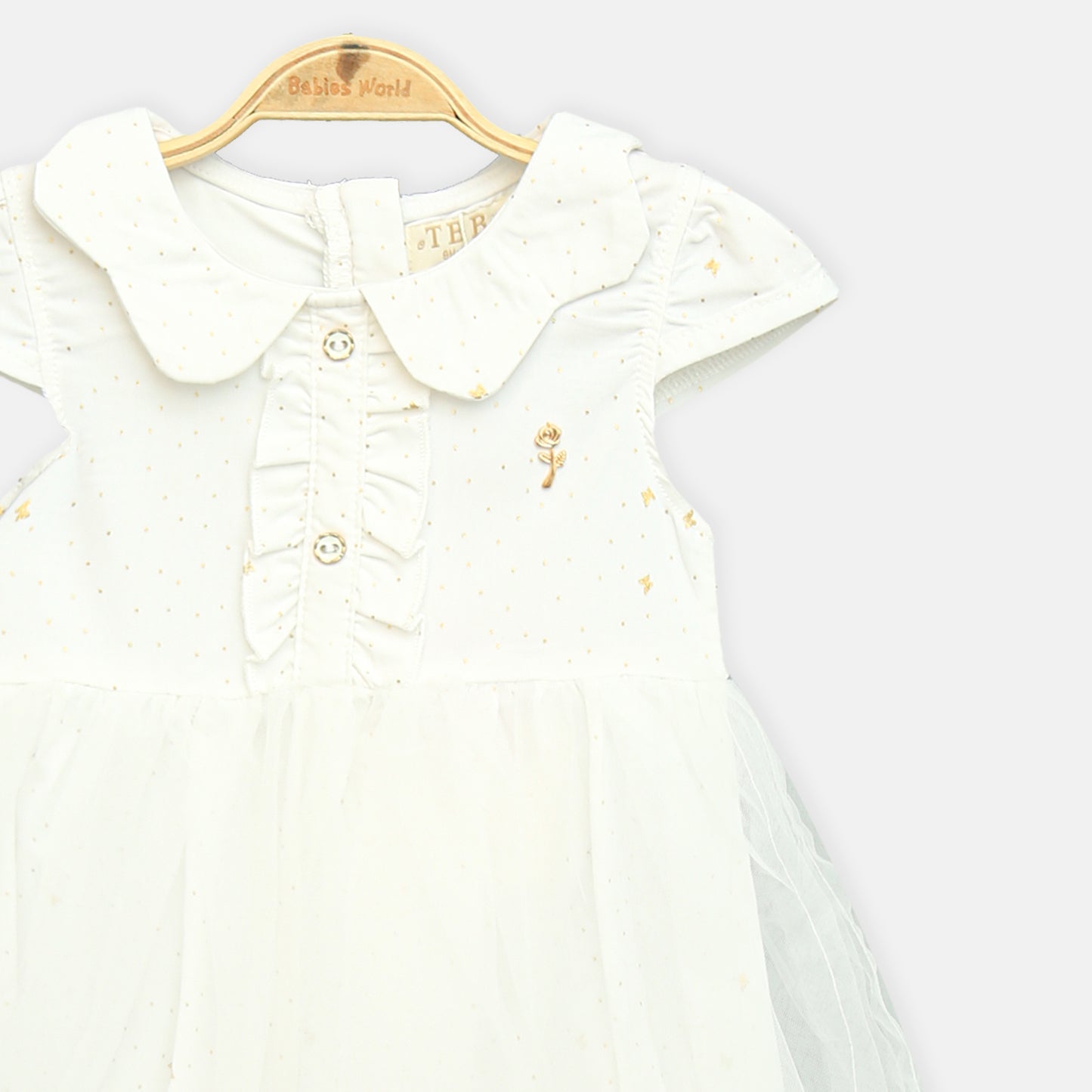 White Jardin Romper