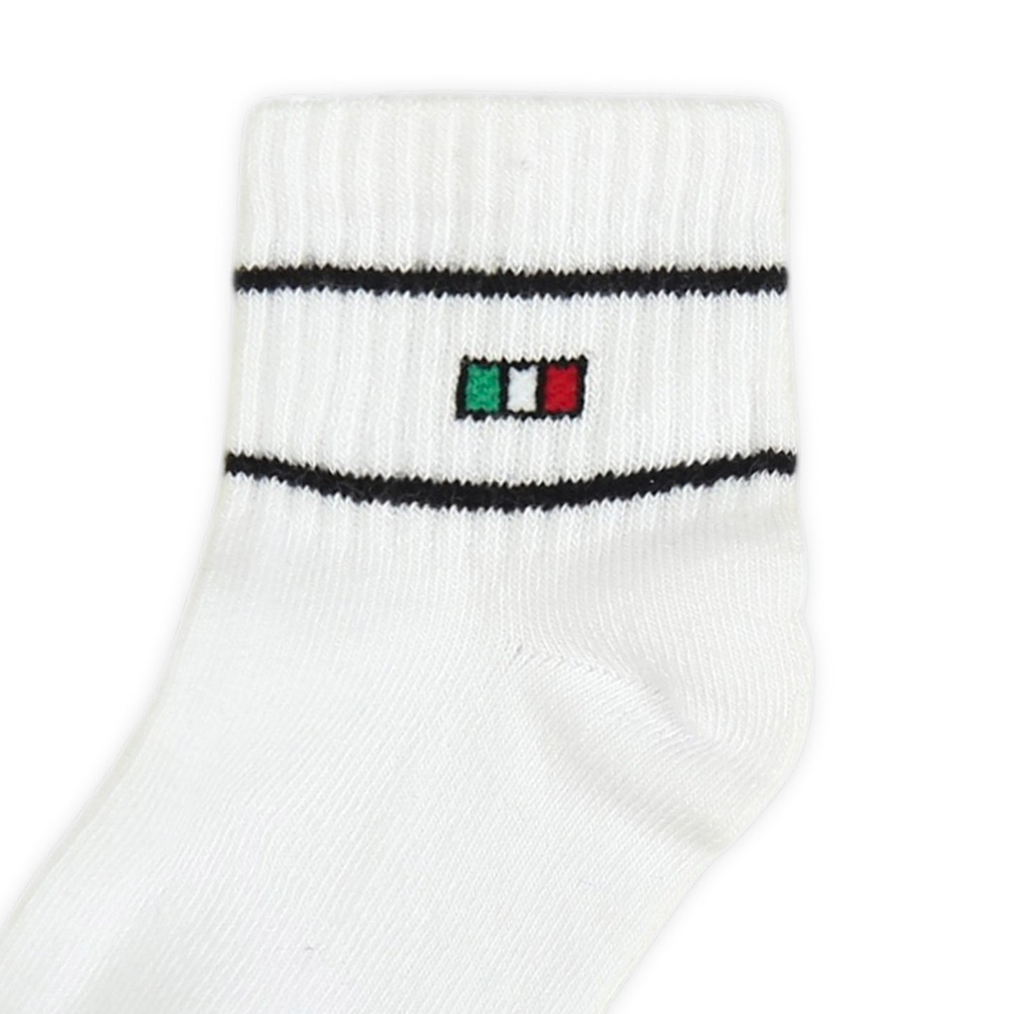 WHITE ANKLE BOY SOCKS