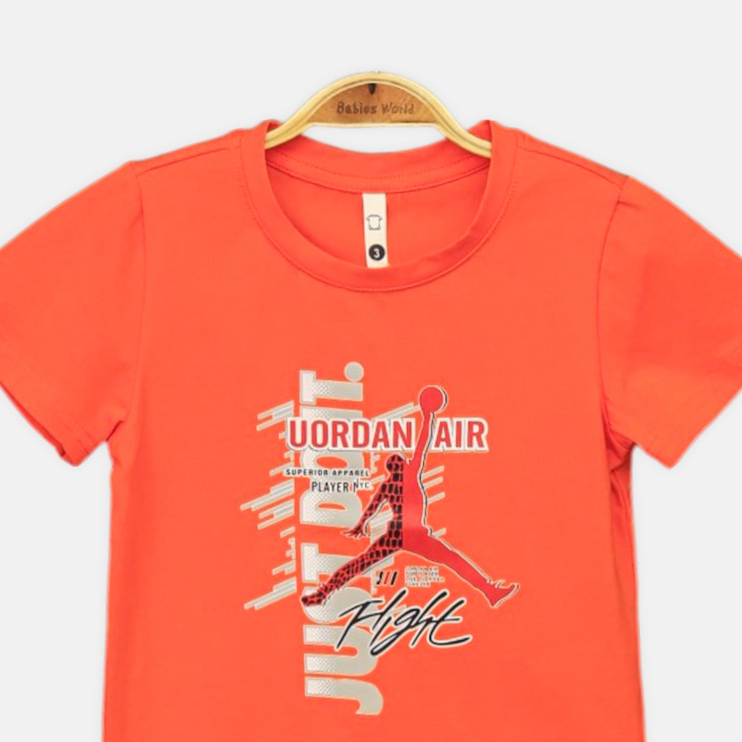 ORANGE GRAPHIC TEE