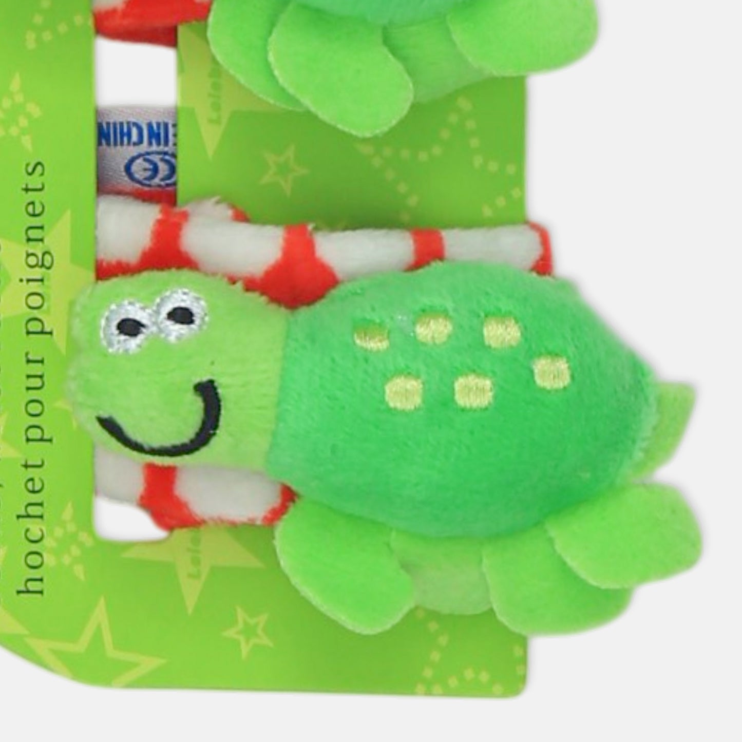 VIBRANT TURTLES WRIST RATTLES