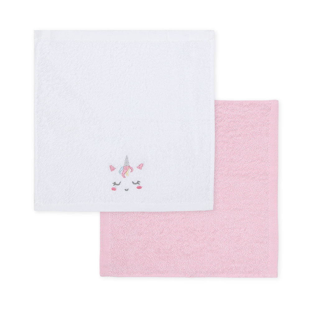 FACE TOWEL PK-4 PINK UNICORN