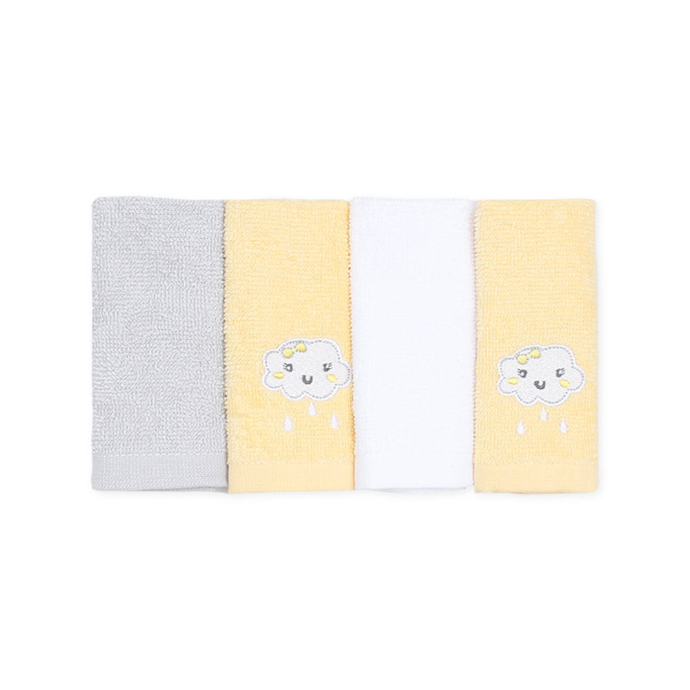 FACE TOWEL PK-4 MULTICOLOR RAINY CLOUD