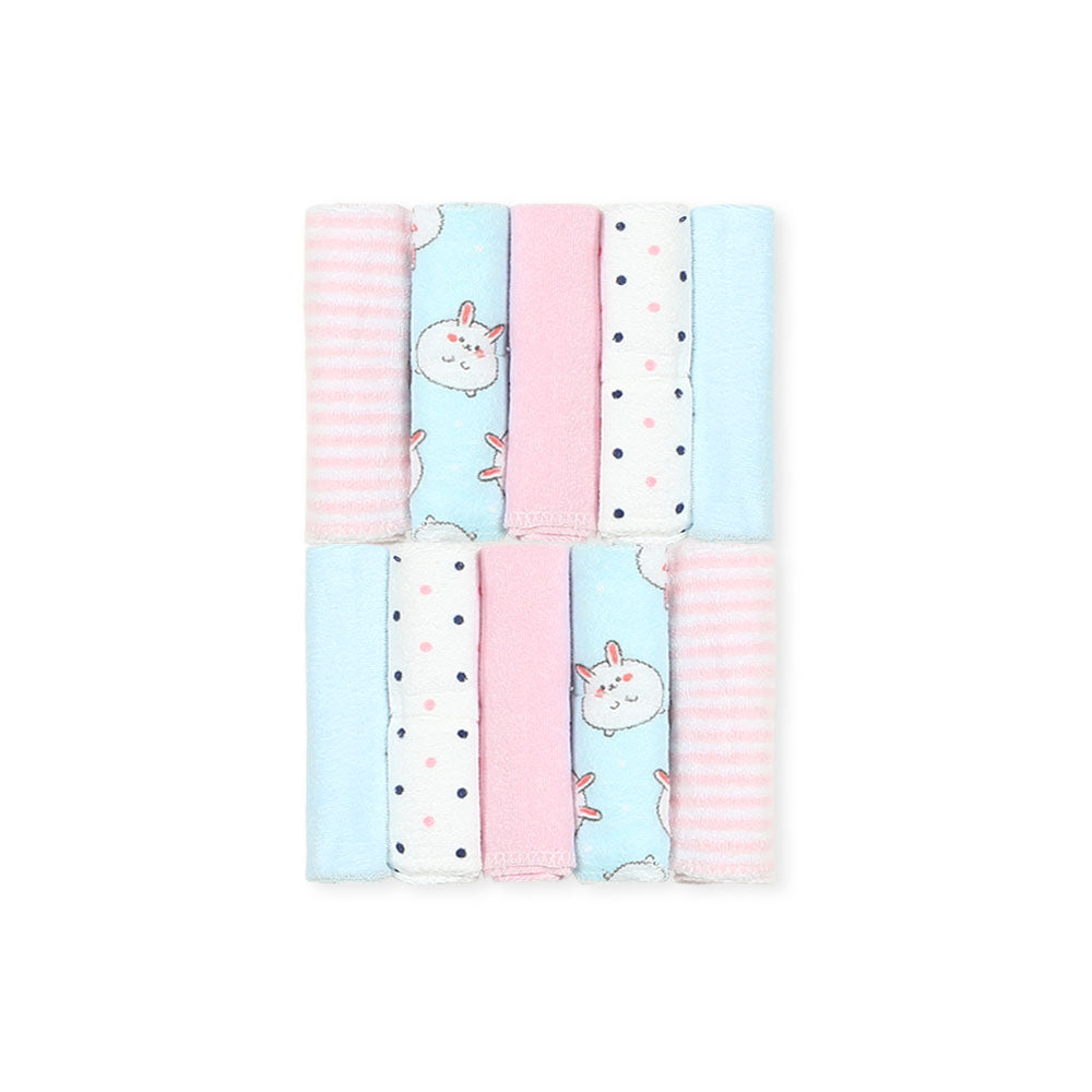 FACE TOWEL PK-10 MULTI-COLOR