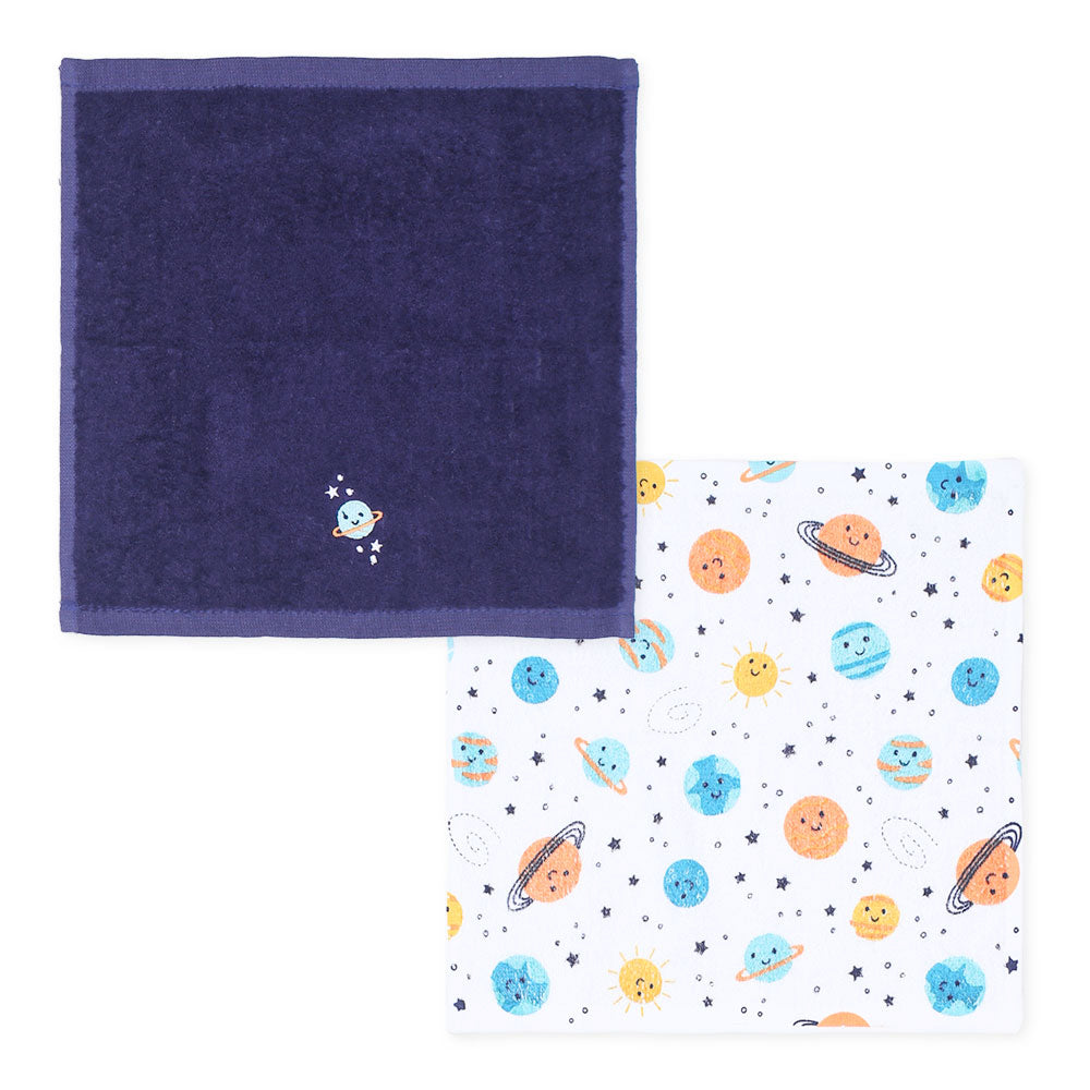 FACETOWEL PK-4 MULTICOLOR SUN & STAR