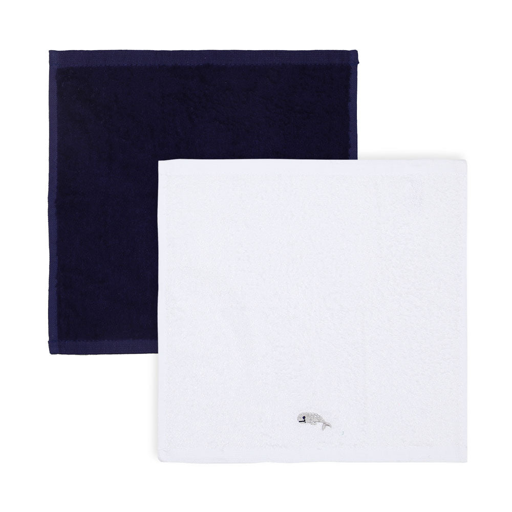 FACETOWEL PK-4 NAVY SEA KINGDOM