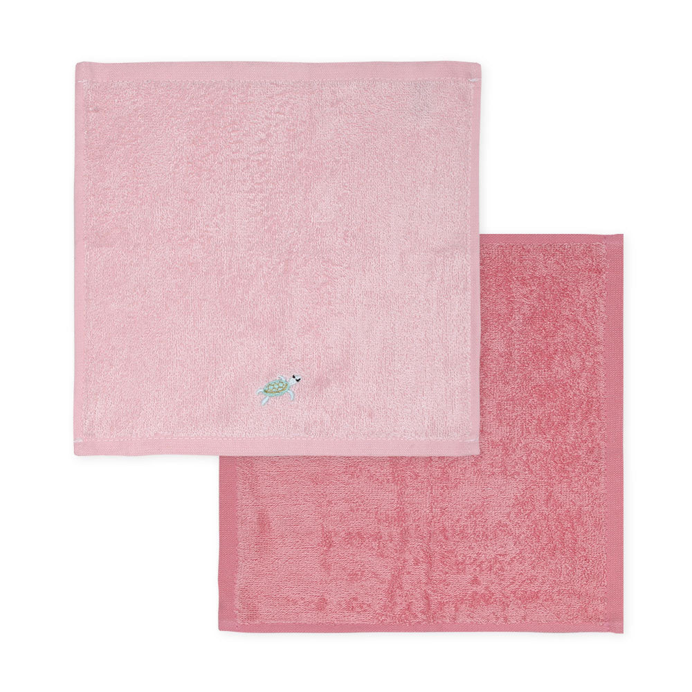 FACETOWEL PK-4 PINK SEA KINGDOM