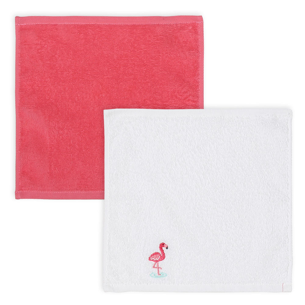 FACETOWEL PK-4 FIERY ROSE FLAMINGO