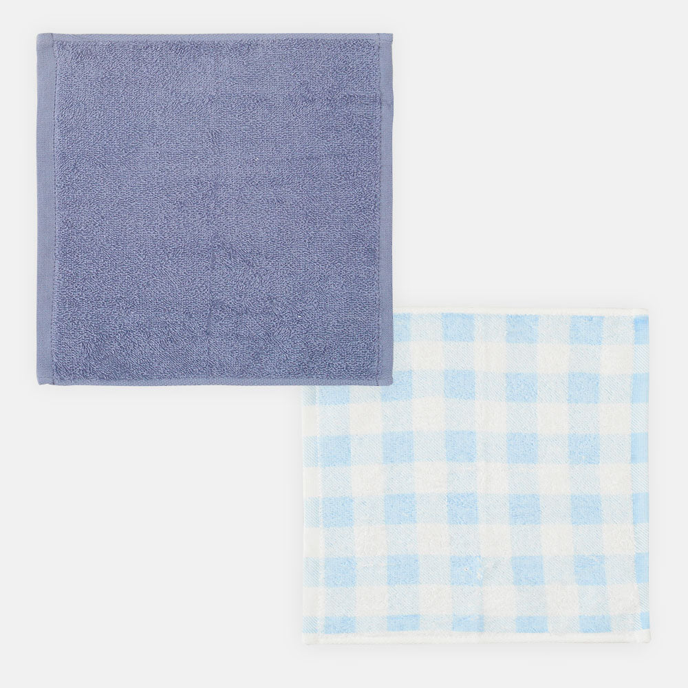FACE TOWEL PK-4 SKY BLUE BEAR THEME