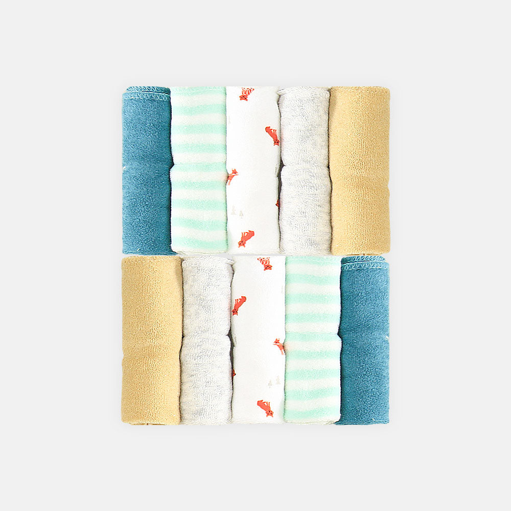 FACE TOWEL PK-10 CUTE BABY