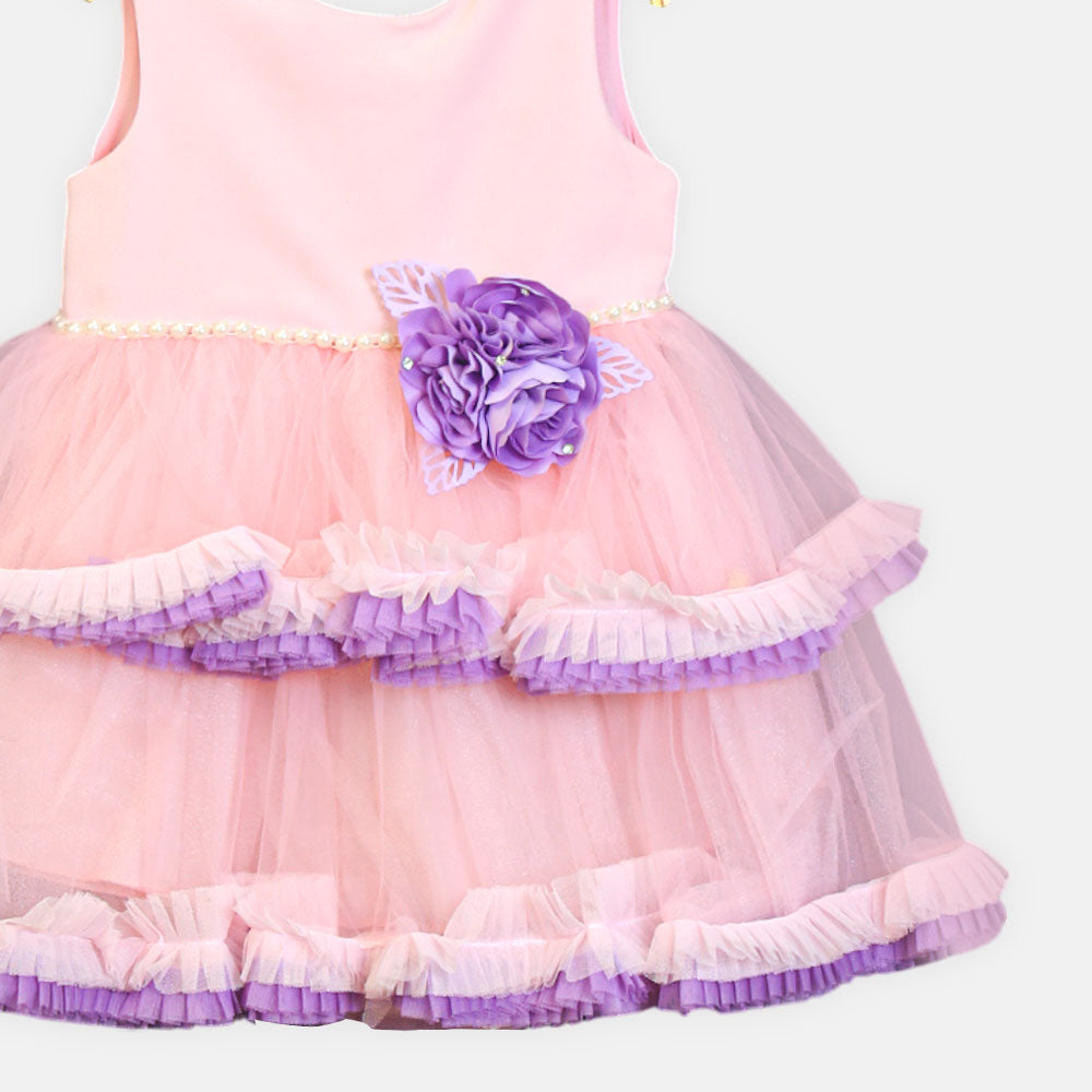 FANCY FROCK PINK AND PURPLE GARDEN