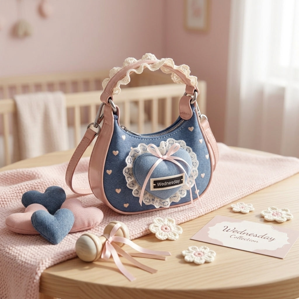 Stylish Denim Shoulder Bag