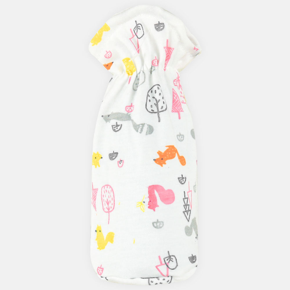 FEEDER COVER WHITE-PINK JUNGLE THEME