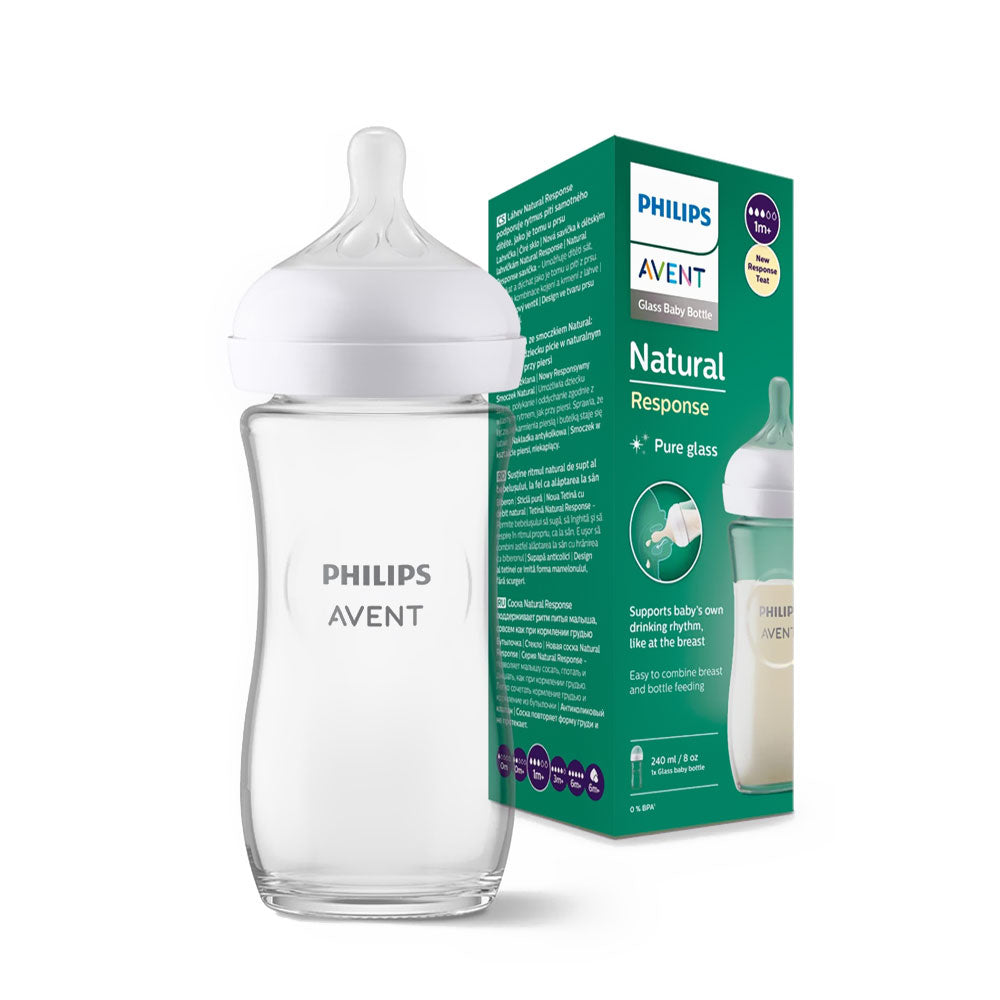 NATURAL III GLASS BOTTLE 8OZ