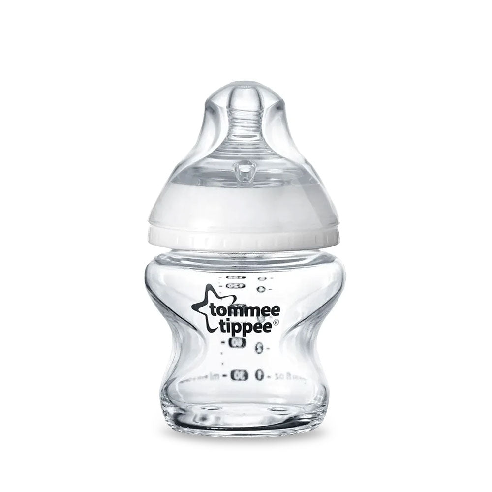 GLASS BOTTLE SLOW TEAT 150ML