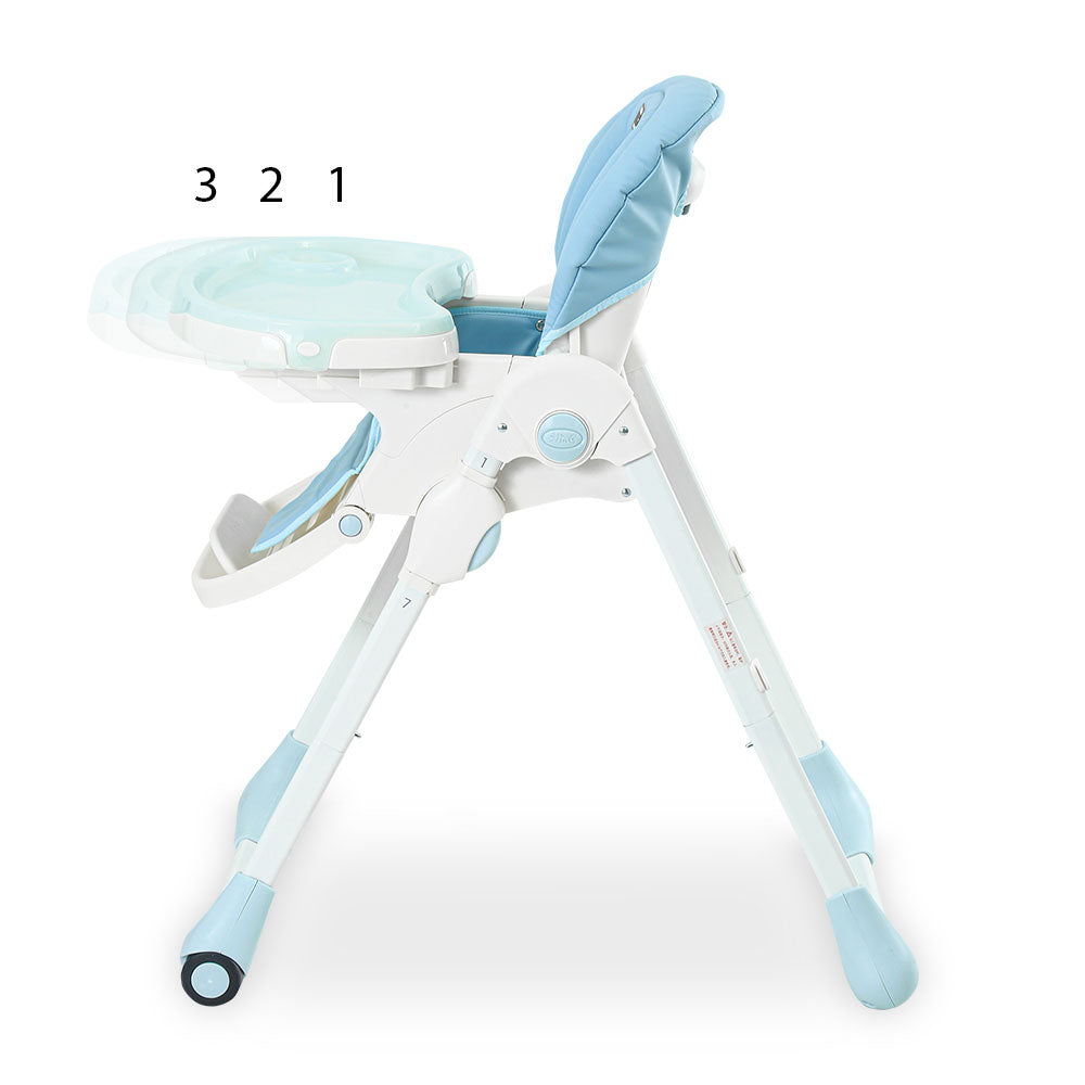 HIGH CHAIR WITH ADJUSTABLE HEIGHT BLUE
