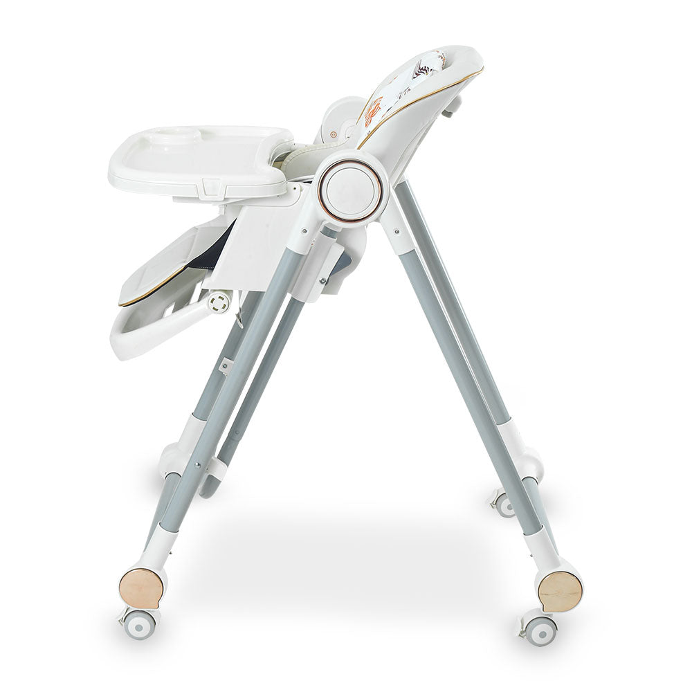 HIGH CHAIR WITH ADJUSTABLE HEIGHT WHITE