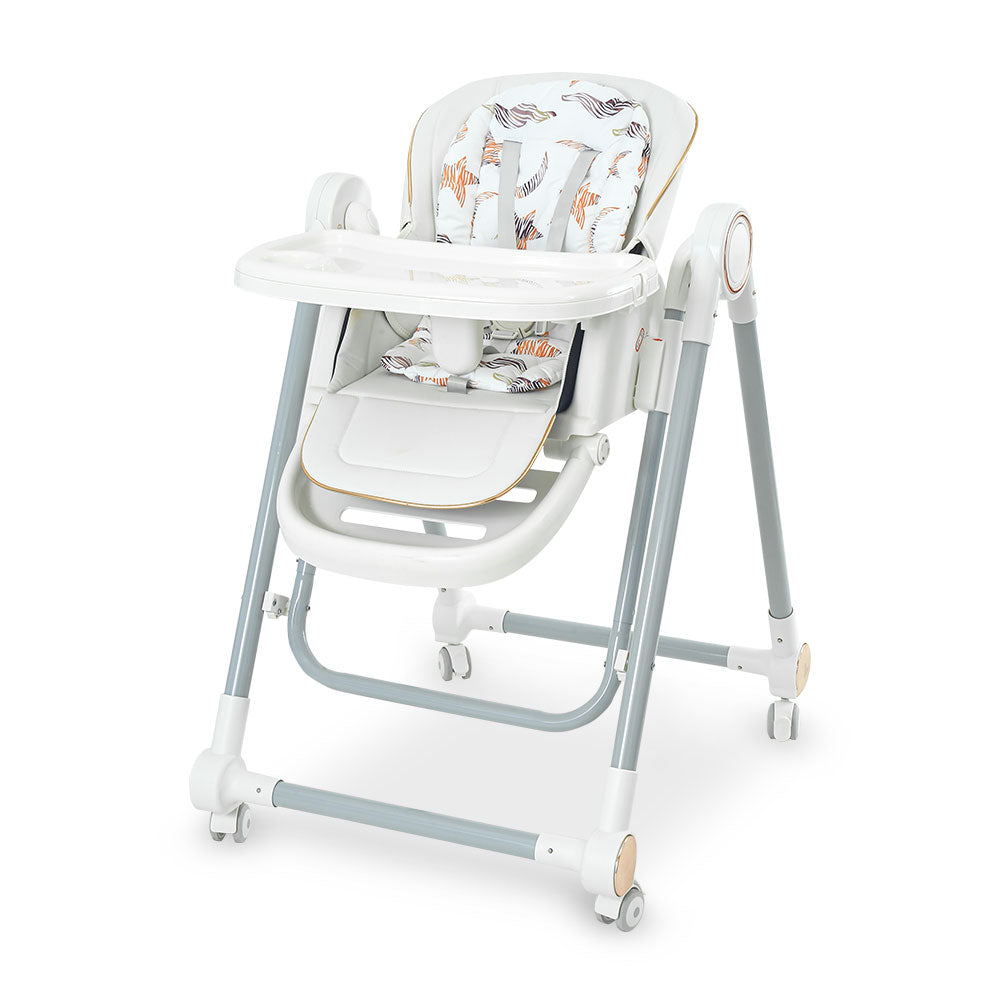 HIGH CHAIR WITH ADJUSTABLE HEIGHT WHITE