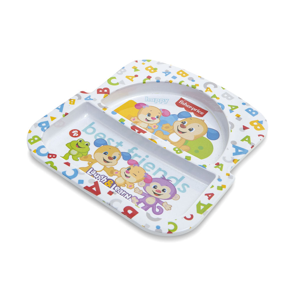 FEEDING PLATE WHITE BEST FRIENDS