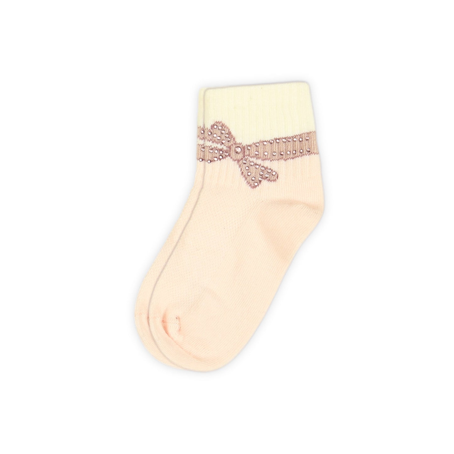 PINK BOW GIRL SOCKS