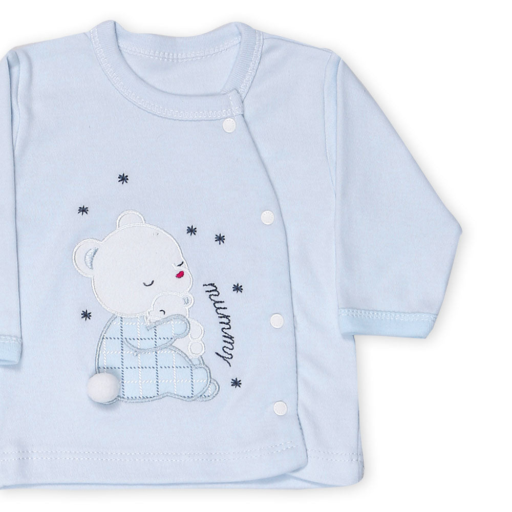 BABY BOY GIFT SET BLUE MUMMY BEAR