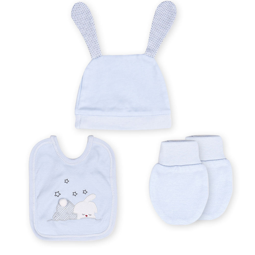 BABY BOY GIFT SET BLUE SLEEPY BUNNY