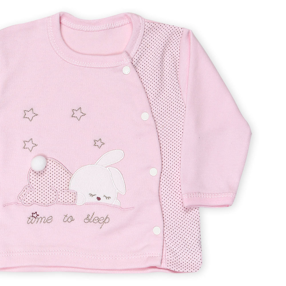 BABY GIRL GIFT SET PINK SLEEPY BUNNY