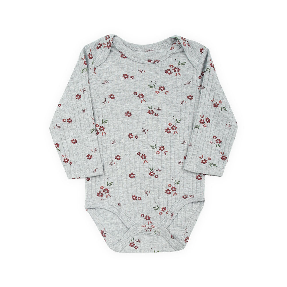 GIRL BODY SUIT PK-5 FULL SLEEVE MULTI