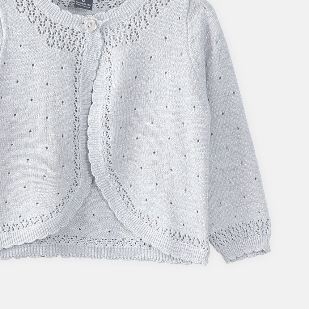 GIRL CARDIGAN GREY