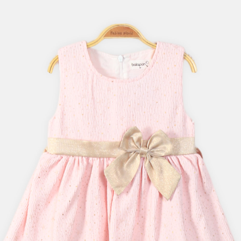 GIRL FROCK BUBBLE PINK SEQUIN DREAM