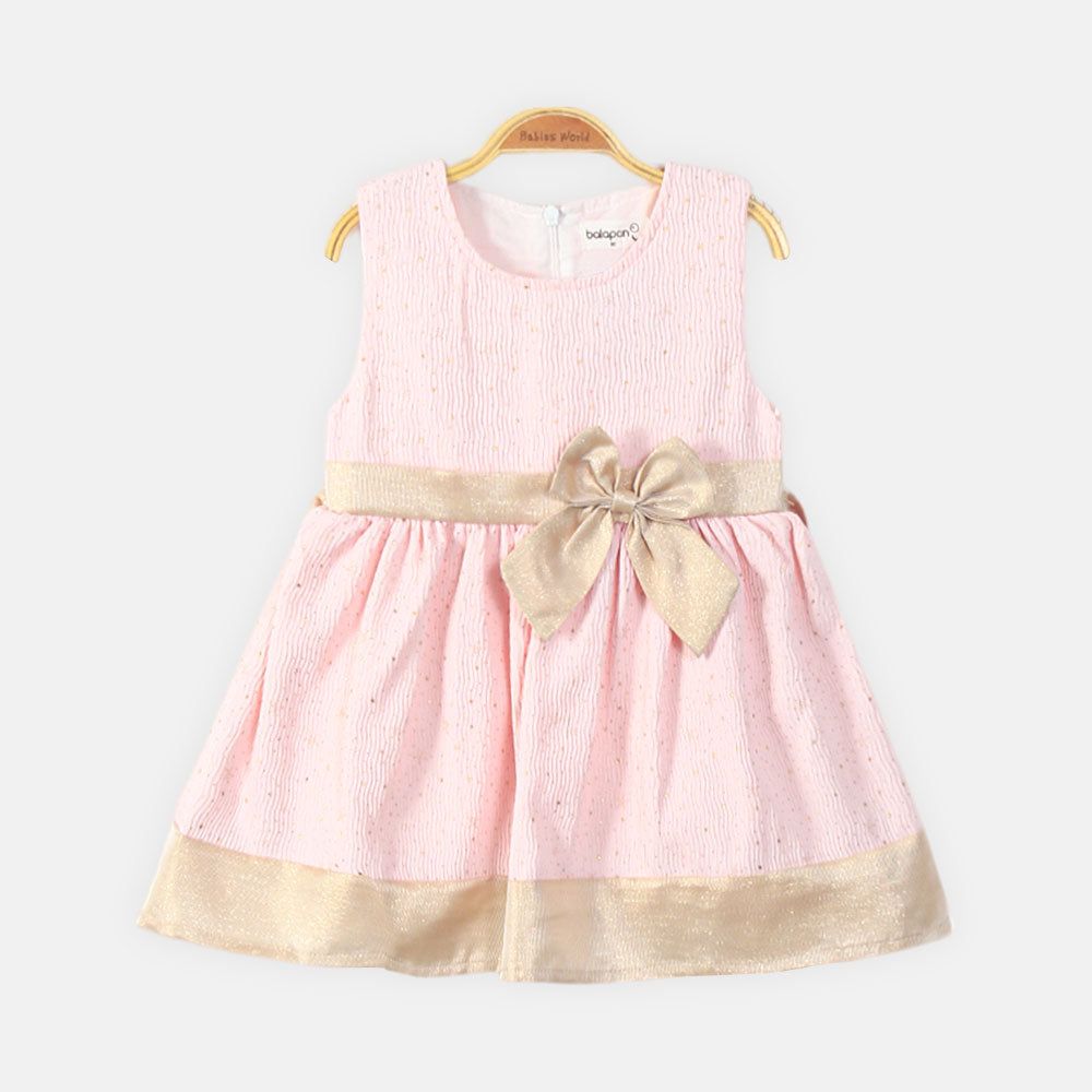 GIRL FROCK BUBBLE PINK SEQUIN DREAM
