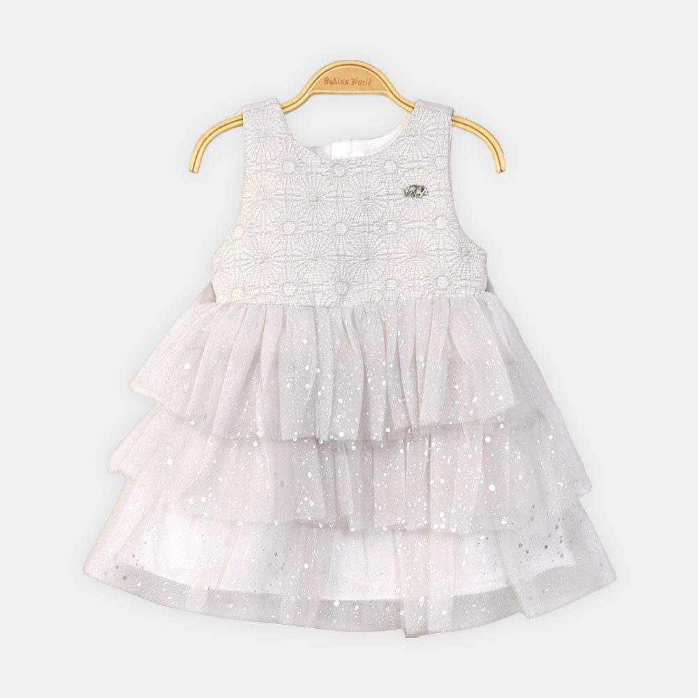 FANCY FROCK SILVER SPARKLE PRINCESS