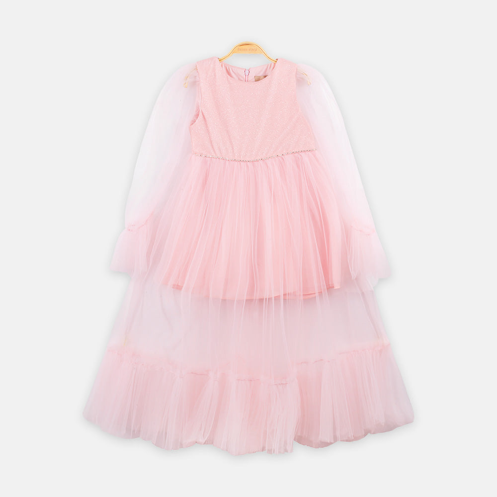 FANCY FROCK PINK MAXI DRESS