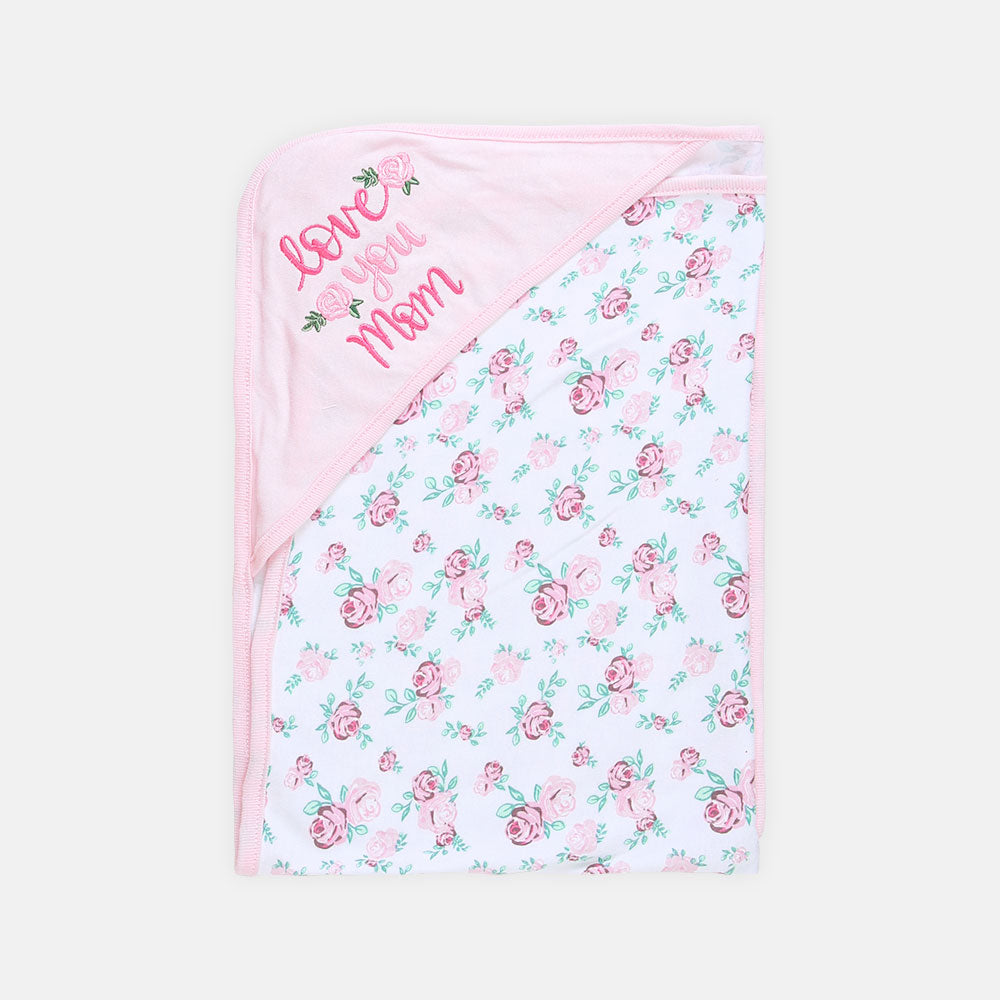 BABY GIRLS GIFT SET FLORAL PINK 8 PCS