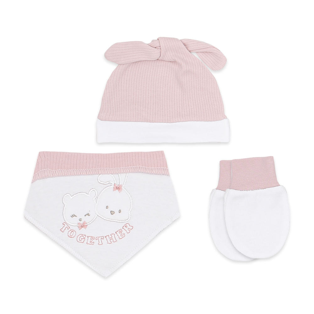 BABY GIRL GIFT SET PINK BUNNY