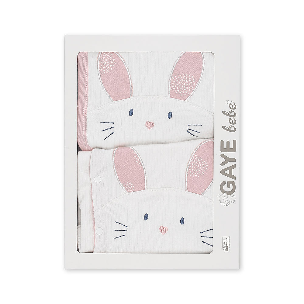 BABY GIRL GIFT SET PINK BUNNY EAR