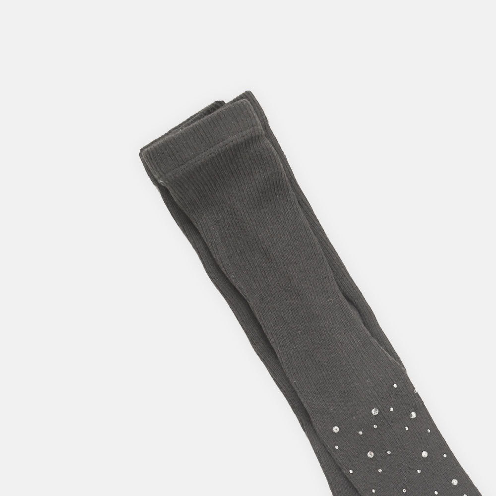 LEGGING GREY DIAMOND CUT STONE
