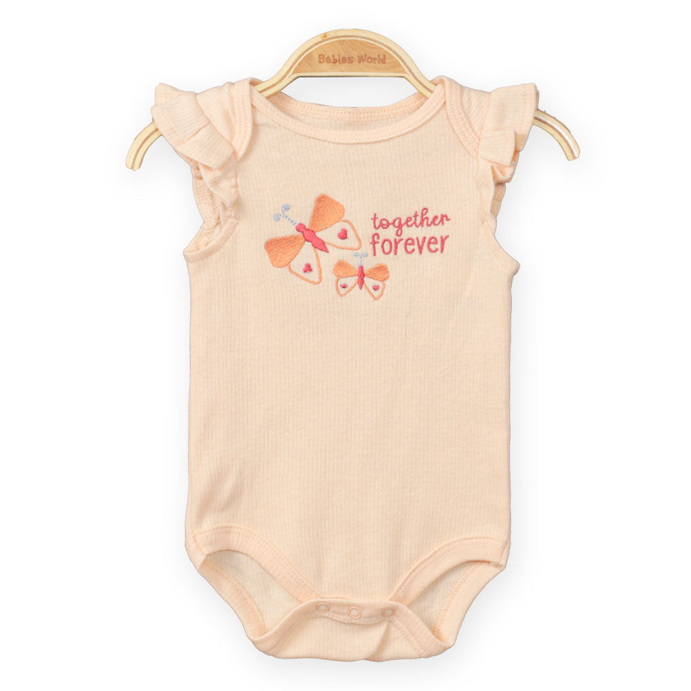 GIRL SUIT PEACH BUTTERLY