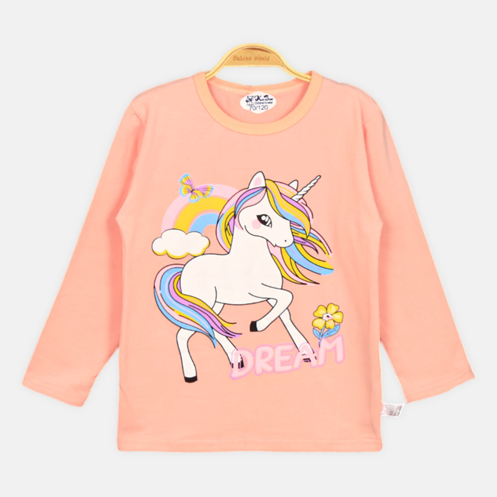 GIRL NIGHT SUIT PINK UNICORN