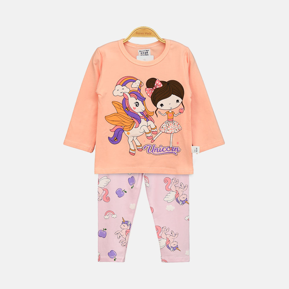 GIRL NIGHT SUIT UNICORN PONY