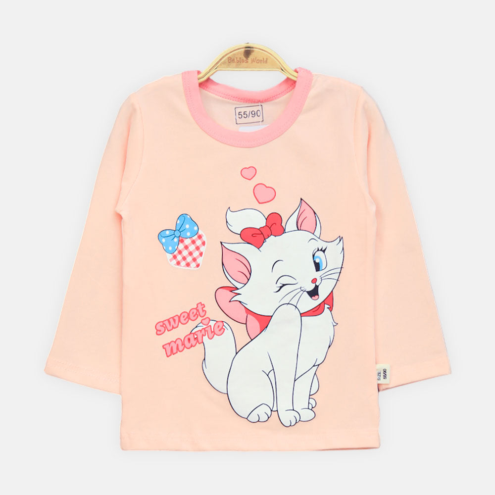 GIRL NIGHT SUIT PRETTY PINK KITTY