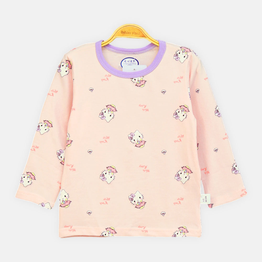 GIRL NIGHT SUIT HELLO KITTY PINK