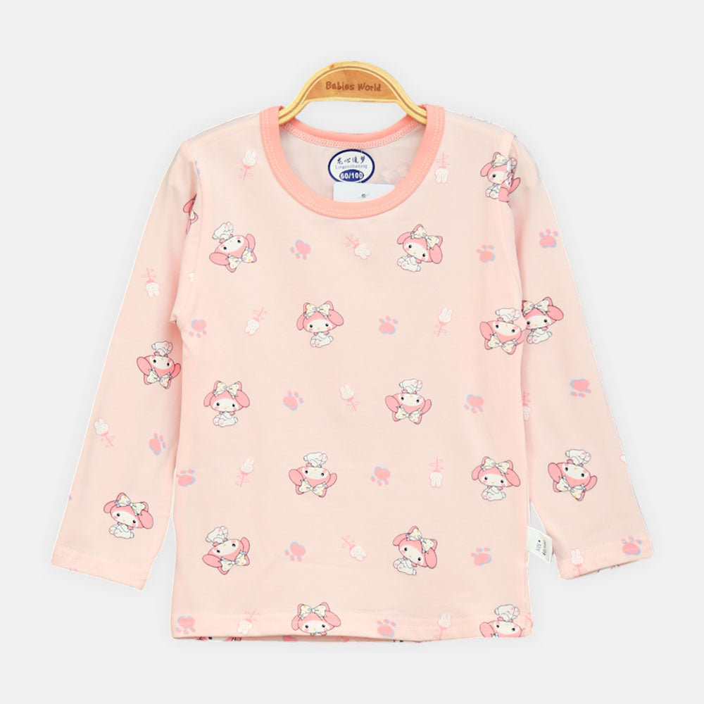 GIRL NIGHT SUIT PRETTY PINK BUNNY